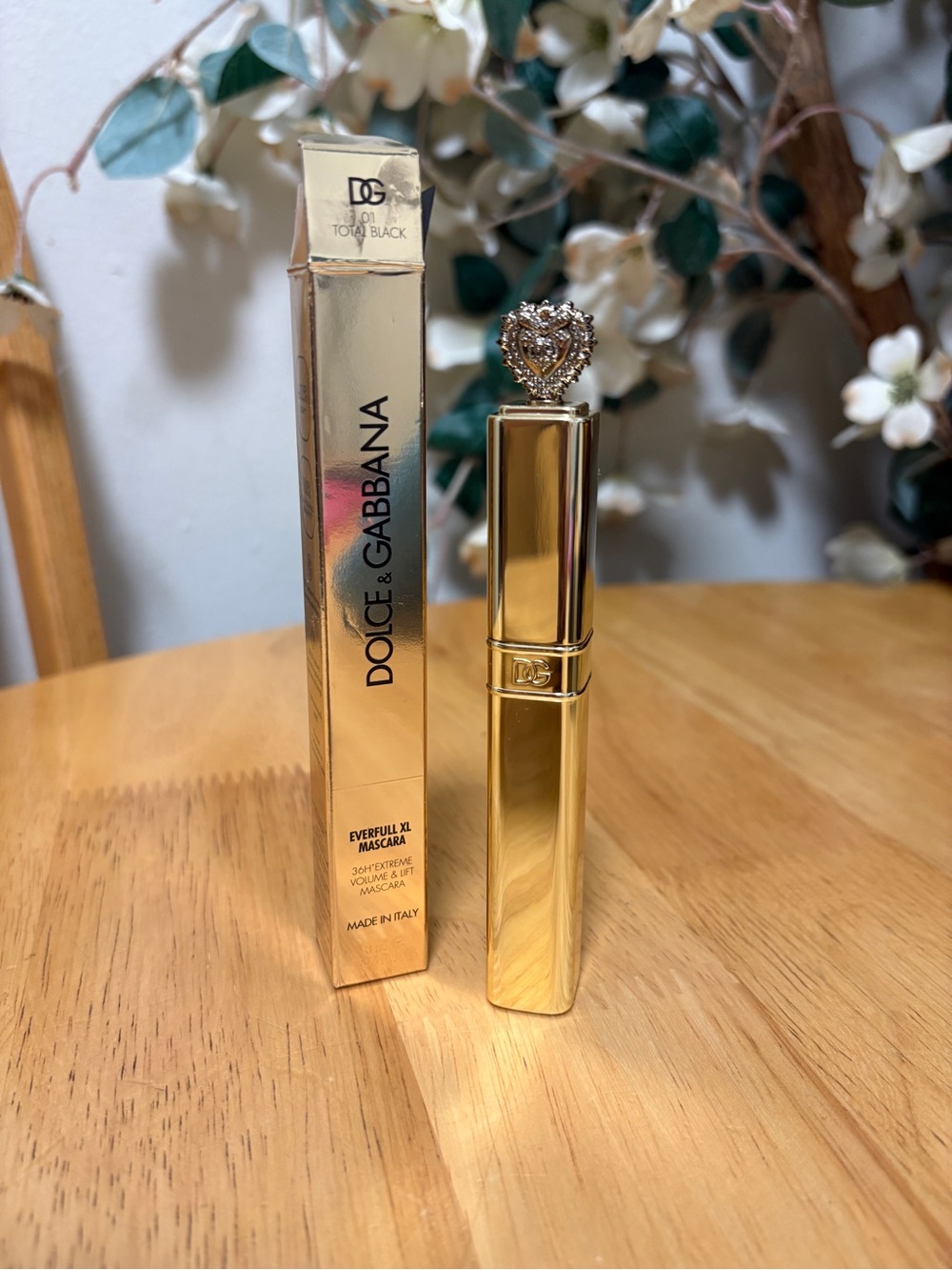 Dolce & Gabbana Everfull XL 36H Extreme Volume Mascara Black Full Sz 0.27oz, NEW